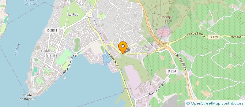 localisation de l'entreprise SOCODEF  BALARUC-LES-BAINS