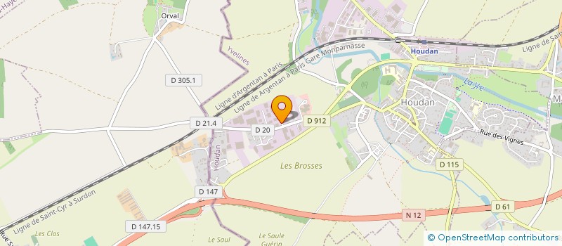 localisation de l'entreprise SOCODEIX à HOUDAN