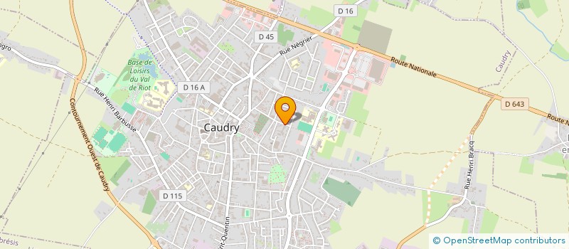 localisation de l'entreprise SOCODEJE à CAUDRY