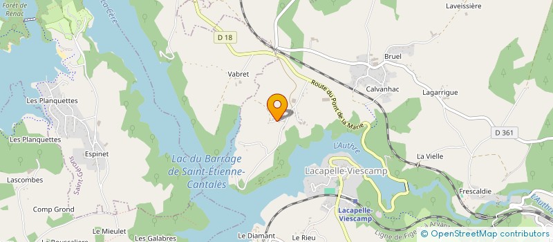 localisation de l'entreprise SOCODEMO à LACAPELLE VIESCAMP