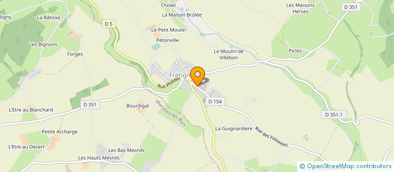 localisation de l'entreprise SOCODEP à SAINTIGNY