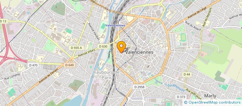 localisation de l'entreprise SOCODEX-SOCIETE DE CONSEILS, D'ETUDES ET D'EXPERTISE COMPTABLE  VALENCIENNES