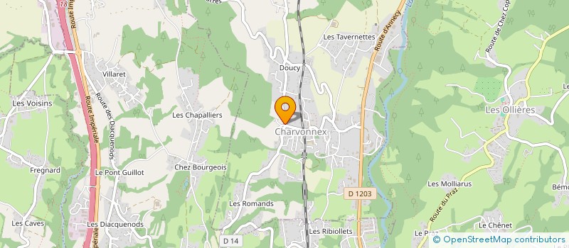 localisation de l'entreprise SOCODIL  CHARVONNEX