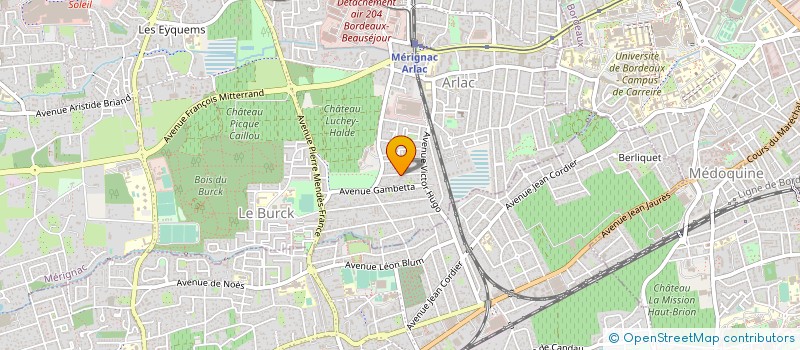 localisation de l'entreprise SOCODIM à MERIGNAC