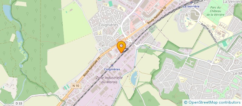 localisation de l'entreprise SOCODIM 78 à COIGNIERES