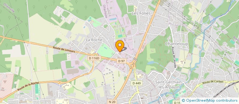 localisation de l'entreprise SOCODIMA à ARPAJON