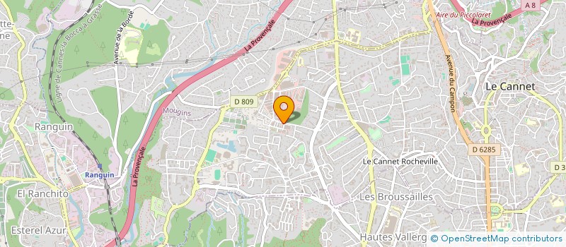 localisation de l'entreprise SOCODIN SECURITE à LE CANNET