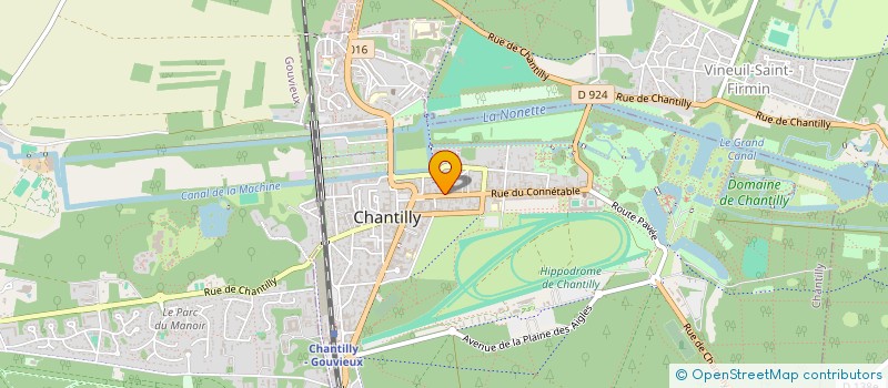 localisation de l'entreprise SOCODIS à CHANTILLY