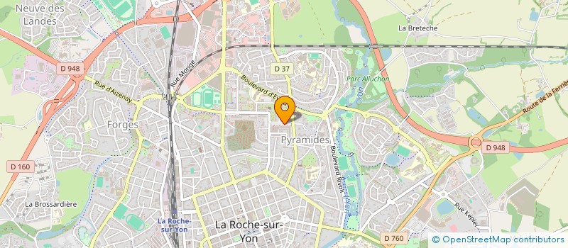 localisation de l'entreprise SOCODIS à LA ROCHE-SUR-YON