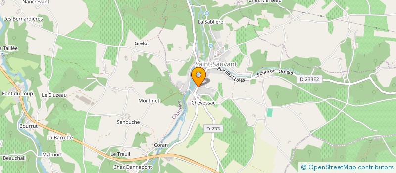 localisation de l'entreprise SOCODIVI-GVA  SAINT-SAUVANT