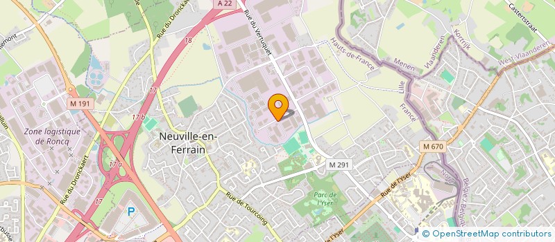 localisation de l'entreprise SOCOF  NEUVILLE-EN-FERRAIN