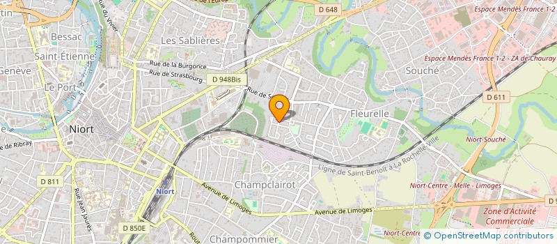 localisation de l'entreprise SOCOFA LOISIRS à NIORT
