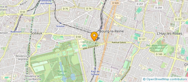 localisation de l'entreprise SOCOFER à BOURG-LA-REINE