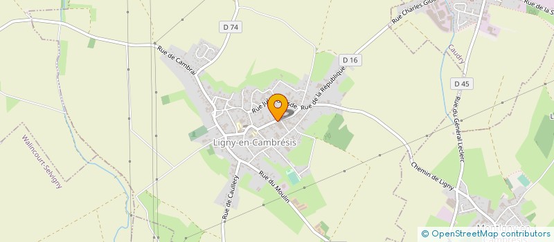 localisation de l'entreprise SOCOFI à LIGNY-EN-CAMBRESIS