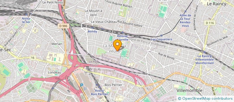 localisation de l'entreprise SOCOFRUITS  BONDY