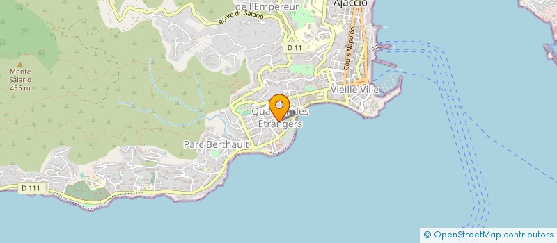 localisation de l'entreprise SOCOGAR à AJACCIO