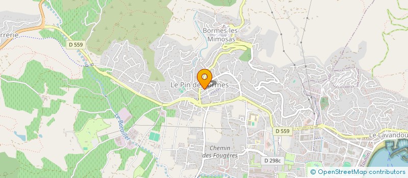 localisation de l'entreprise SOCOGEDIST à BORMES-LES-MIMOSAS