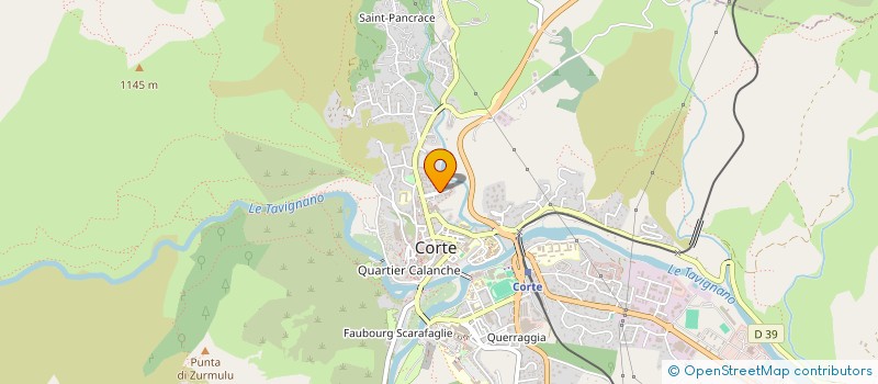 localisation de l'entreprise SOCOGET à CORTE