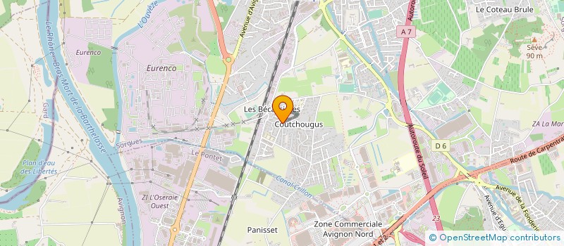 localisation de l'entreprise SOCOGIL à SORGUES