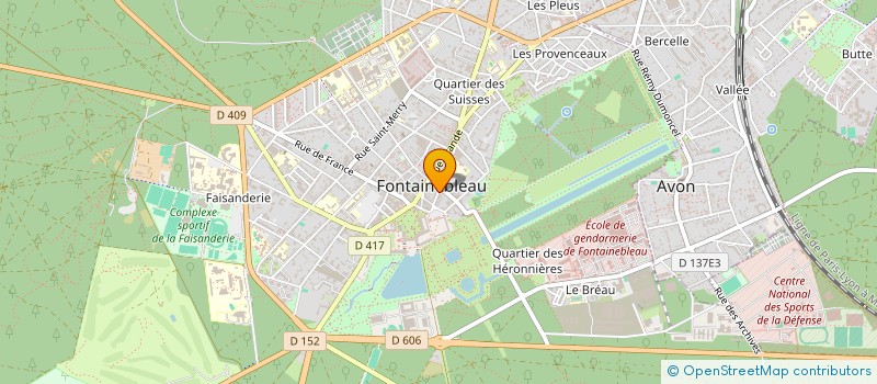 localisation de l'entreprise SOCOGIM CONSEIL INVENT GESTION à FONTAINEBLEAU