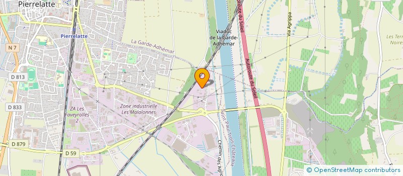 localisation de l'entreprise SOCOHM  PIERRELATTE