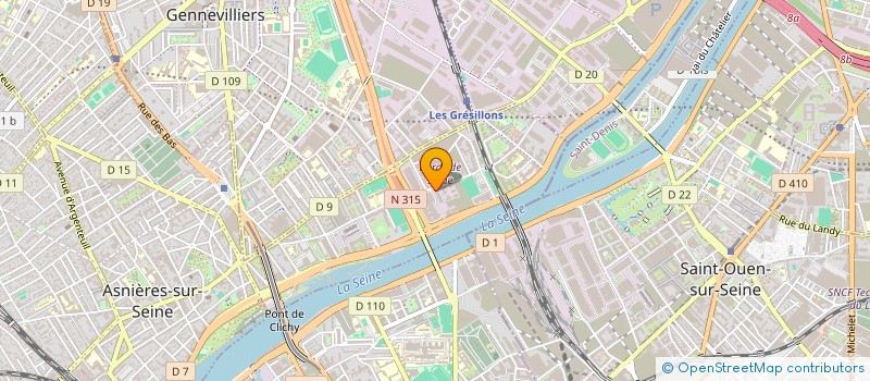 localisation de l'entreprise SOCOLAB  ASNIERES-SUR-SEINE