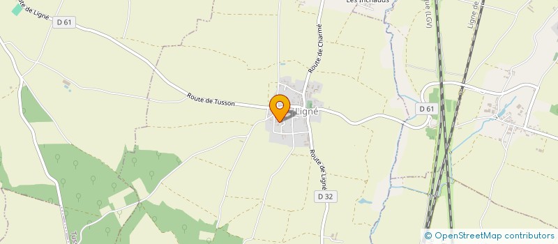 localisation de l'entreprise SOCOLEG à CHARME