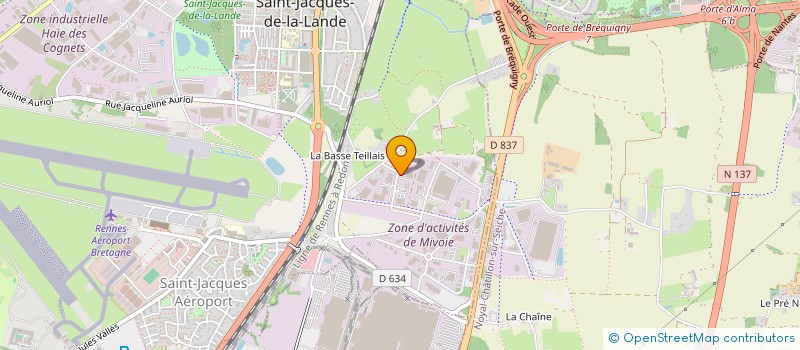 localisation de l'entreprise SOCOM INDUSTRIE  SAINT-JACQUES-DE-LA-LANDE