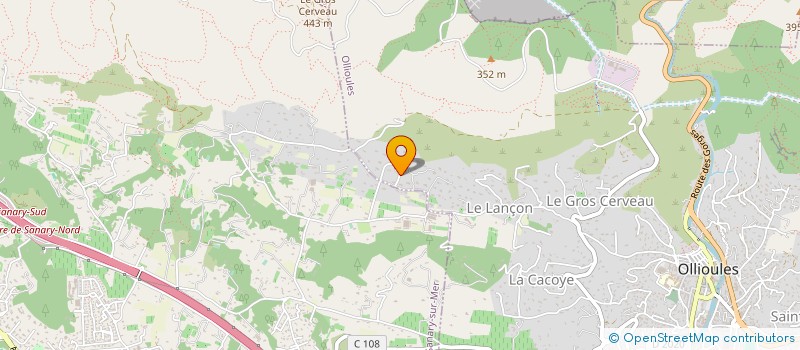 localisation de l'entreprise SOCOMA à OLLIOULES