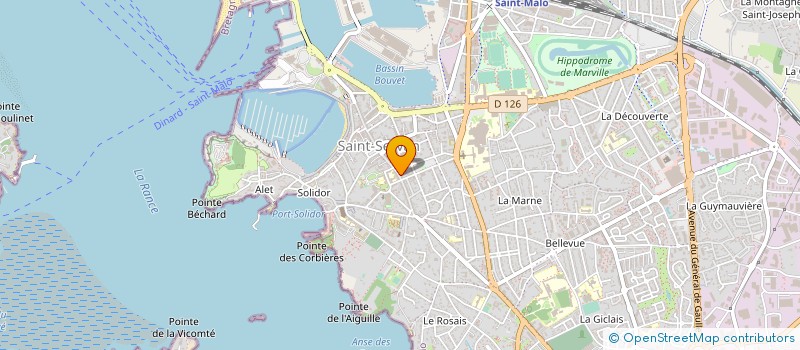 localisation de l'entreprise SOCOMA  SAINT-MALO