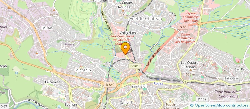 localisation de l'entreprise SOCOMA SERVICE  RODEZ