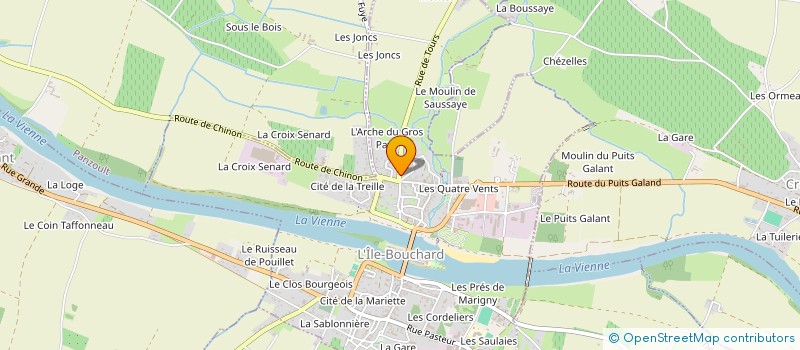 localisation de l'entreprise SOCOMAF SOC COMMERCIALE DES MARQUES  L'ILE-BOUCHARD