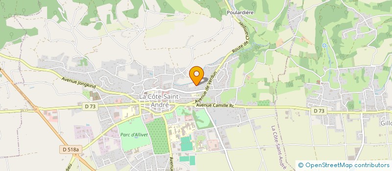 localisation de l'entreprise SOCOMALP SOCIETE COMMERCIALE ALPINE  CHAMPIER