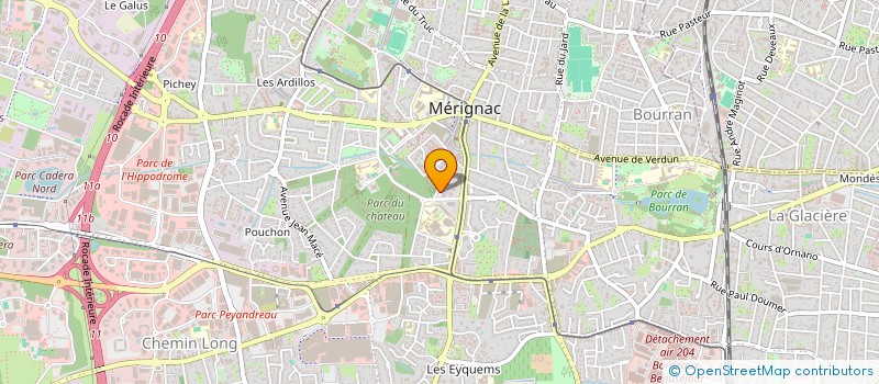 localisation de l'entreprise SOCOMAR à MERIGNAC