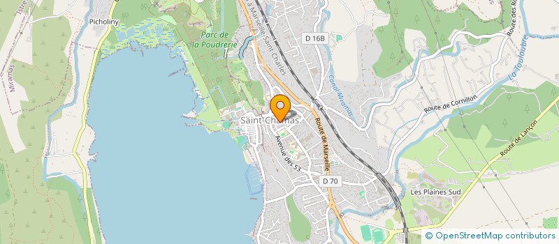 localisation de l'entreprise SOCOMARIE  SAINT-CHAMAS