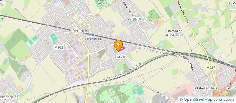 localisation de l'entreprise SOCOMAT NORD SARL à LOMPRET