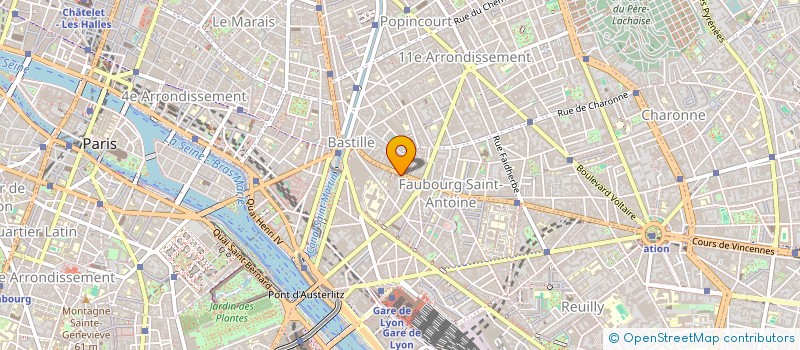 localisation de l'entreprise SOCOMDAC  PARIS 12