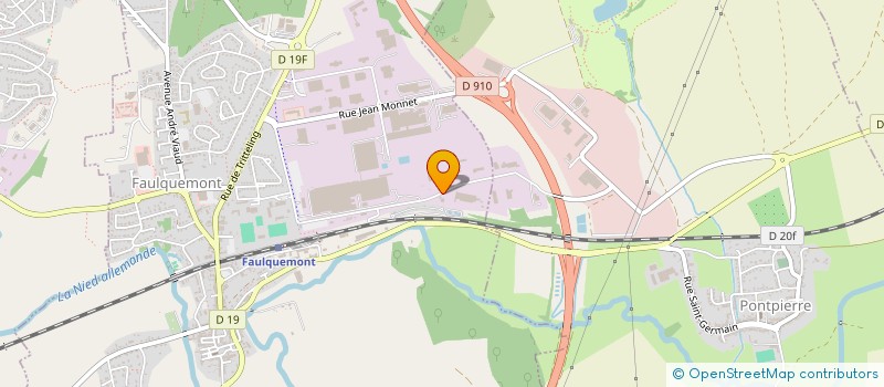 localisation de l'entreprise SOCOMEC INDUSTRIE à FAULQUEMONT