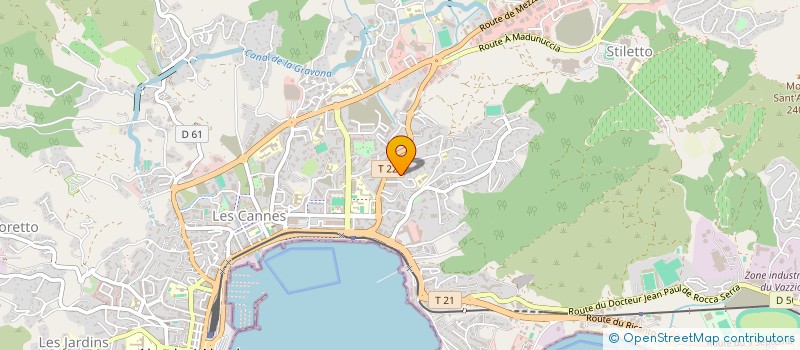 localisation de l'entreprise SOCOMEDAL CORS MEDIT ALIME à AJACCIO