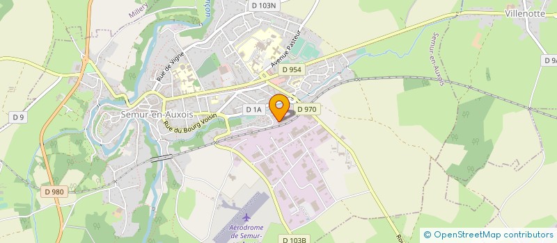 localisation de l'entreprise SOCOMETAL à SEMUR-EN-AUXOIS