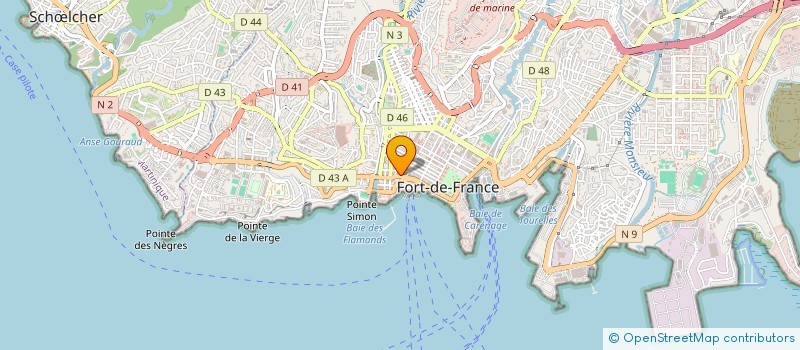 localisation de l'entreprise SOCOMEX à FORT-DE-FRANCE