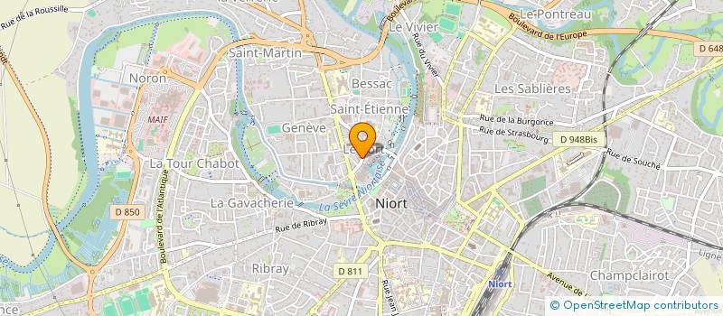 localisation de l'entreprise SOCOMIN à NIORT