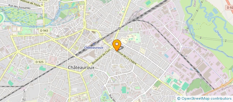 localisation de l'entreprise SOCOMMER à CHATEAUROUX