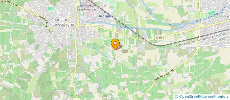 localisation de l'entreprise SOCOMPA  CHATEAUNEUF-DE-GADAGNE