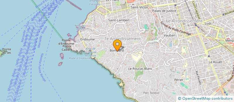 localisation de l'entreprise SOCOMREST à MARSEILLE