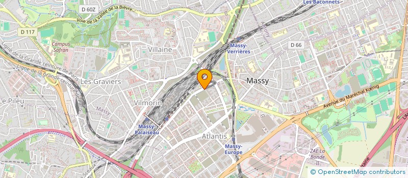 localisation de l'entreprise SOCOMU à MASSY