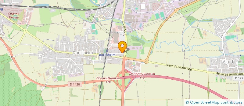 localisation de l'entreprise SOCONENE  DORLISHEIM