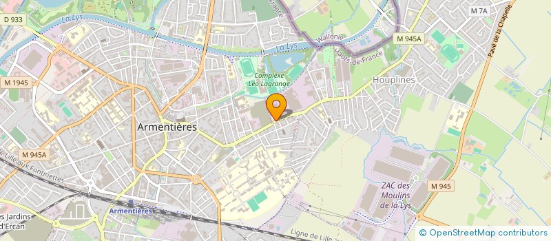 localisation de l'entreprise SOCONORD à HOUPLINES