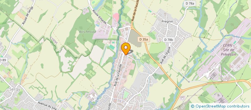 localisation de l'entreprise SOCOPAR  SAINT-GENIS-POUILLY