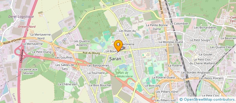 localisation de l'entreprise SOCOPAR STE ORLE CONDIT PARFUM à SARAN